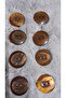 Polyester Button 35 Size 25 mm 8 Pieces - 2