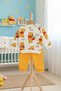 Cute Wini Teddy Bear Baby Tracksuit Set 100% Cotton Snap Fastener Top and Bottom Set 3-12 Months - 2