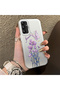 Samsung Galaxy A14 Compatible Silicone Edge Hard Back Anti-Fall Phone Case Flowers Pattern - 2