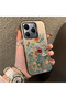 Tecno Spark 20 Pro Compatible Silicone Edge Hard Back Anti-Fall Phone Case Flowers Pattern - 2