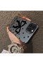 iPhone 16 Pro Max Compatible Silicone Edge Hard Back Anti-Fall Phone Case with Bow Pattern - 3
