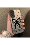 Samsung Galaxy A24 Compatible Silicone Edge Hard Back Anti-Fall Phone Case with Bow Pattern - 2