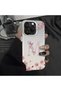 iPhone 17 Pro Max Compatible Silicone Edge Hard Back Anti-Fall Phone Case Mama Patterned - 8