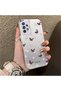 Samsung Galaxy A72 Compatible Silicone Edge Hard Back Anti-Fall Phone Case Little Butterfly - 2