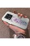 Redmi Note 14 Pro 5g Compatible Silicone Edge Hard Back Anti-Fall Phone Case Flowers Pattern