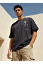 Men Regular Fit Crew Neck Short Sleeve Katsushika Hokusai Print T-shirt