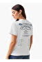 Cotton T-shirt with Slogan Embroidery - 3