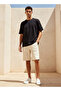 Men Regular Fit Crew Neck Short Sleeve Embroidered T-shirt - 3