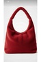 The Moiss Red Plush Casual Large Size Women's Shoulder Bag - 2