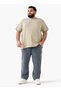 Men Regular Fit Crew Neck Short Sleeves Slogan Embroidered T-shirt - 3