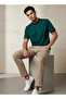 Men Regular Fit Henley Neck Short Sleeves T-shirt - 2