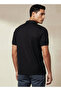 Men Short Sleeves Textured Polo T-shirt - 3