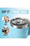 Stanl Cup 40oz (1200ml) - Insulated Tumbler with Lid and Straw - 7