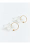 Yellow flower figured women's earrings - 2