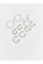 Grey women's earring set of 5