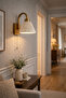 Modern Decorative Wall Sconce with Bronze Look and Chain Switch, E27 Compatible, Minimal Design - 3