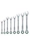 8-Piece Ratchet Combination Wrench Set, Strong and Durable Design
