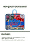 Luxurious Floral Premium Blanket Floral Design 2-Ply Double 220 x 240 cm All-Season Blanket - 3