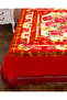 Premium Opulent Floral Velvet Bedding Set of 3 Bedspread 2pcs Pillow case All Season Bedding Set - 4