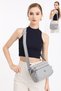 Smart Bags Jeans Blue Women's Shoulder Bag Lightweight Fabric Multi-Pocket Crossbody Long Strap - 4