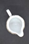 Gray Flower Figured Mini Porcelain Coffee Cup Piece 140 ml - 4