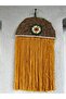 Handmade Bohemian Wicker Wall Decoration - Authentic Wall Decor with Macrame Detail - 6