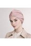 Burgu Ready-To-Wear Bone Hijab Salmon Color - Ready-To-Wear Bone Shawl Scarf - 5