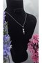 Lightning Necklace Silver Color Zircon Stone Lightning Figure Sparkling Non-Tarnish Steel Necklace-45Cm - 4