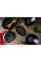Gravity Series Rectangular Serving Plate 6 Pieces 40X16 Cm-Black-Tr2328B - 5
