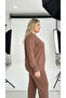 Plus Size Soft Texture Comfortable Double Pockets Mold Flexible Women Tracksuit Set - 6