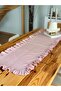 Rosy Linen Dertsiz Ruffled Runner 50X150Cm - 5