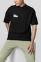 Daily Mood & Sarcasm Series Oversize T-Shirt |   Unisex 100% Cotton Black & White Printed Design Tee - 4