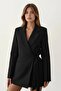 Women's Tie-Detail Blazer Jacket - 4