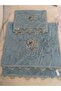 Hand Work Needlework Embroidery Towel Suit with Maternal Girl (50X90 cm + 30X50 cm 2 Edges Embroidered) - 3