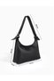 Women's Faux Leather Zippered Shopper Hand and Shoulder Bag Baguette Model Women's Bag - 4