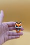 Star eye rock tiger keychain - movable keychain bag ornament charm - 5