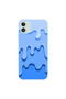 iPhone 11 Compatible Transparent Case Transparent Cream 3 Designs - 5