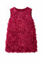 Rose Textured Stylish Girls' Dress - Elegant Choice for Special Occasions. - 3