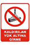 Lifting Equipment Do Not Load Past the Limit Dekota Baski – 3 mm Forex Warning Sign 25 cm × 35cm