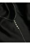 Steel Silver Color Gift Non-Tarnish Starry Y Necklace