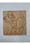 10 Pieces Wooden Painting Ramadan Drummer No3 School DIY Activity Activity Art 15 cm - 3