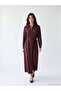 Textured Belted Shirt Dress