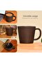 Earth Friendly Majestic Cup | Made with Rice Husk | Microwave Safe | 375 ml | Set of 4 - 6