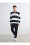 Sparkling Choices from Shining Store Devrik Roba Collar Men's Sweatshirt - 2