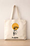 Thick Canvas Large Tote Bag 42X38 cm XL Large Size Printed Bag Shoulder Bag - 2
