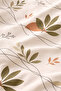 Modern Botanical Single Duvet Cover Set 150X220 cm – Natural Minimal Pattern - 3