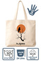 Thick Canvas Large Tote Bag 42X38 cm XL Large Size Printed Bag Shoulder Bag - 3