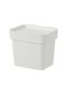 Waste Sorting Bin with Removable Lid and Folding Handle