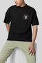 Chaos & Mood Club Oversize T-Shirt |   Unisex 100% Cotton Fun Graphic and Slogan Print Tee - 4