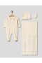Voile Pleated Baby Boy 4-Piece Hospital Release Gift Set